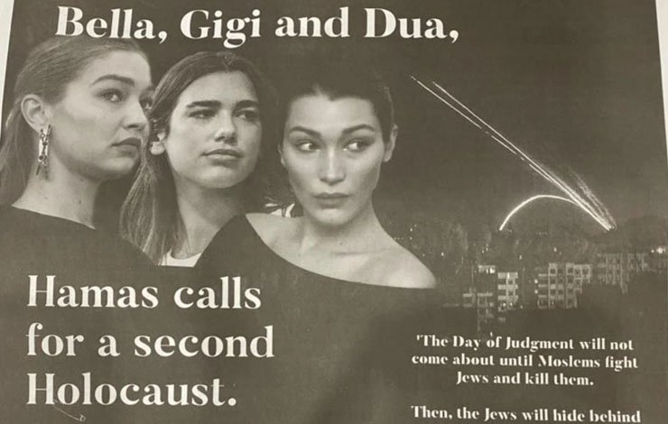 NYT Full-Page Ad Anti-Semitic Views