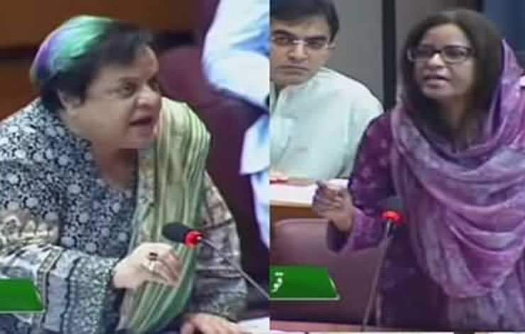 Nafisa Shah Shireen Mazari NA Session 