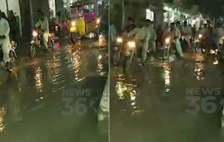 sukkur spewing gutters roads