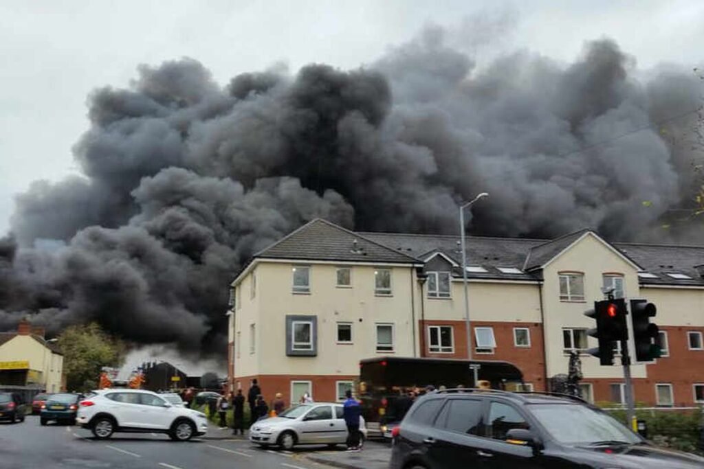 Kidderminister factory fire