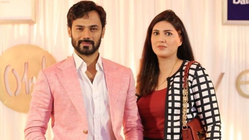 Happy birthday Zahid Ahmed wishes his wife