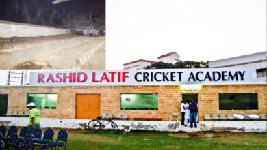 rashid latif stadium administrator illegal shops