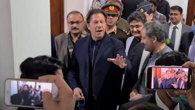 Journalists fight haider sherazi reporter question pm Imran khan