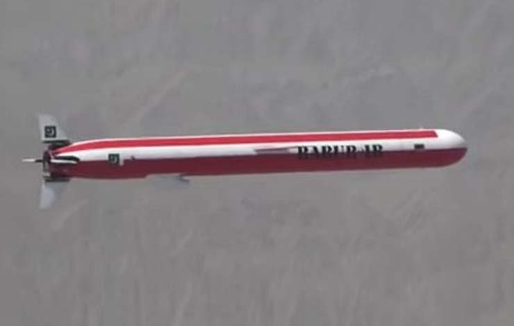 Pakistan's Successful experiment of upgraded version of Babar Cruise Missile 1B