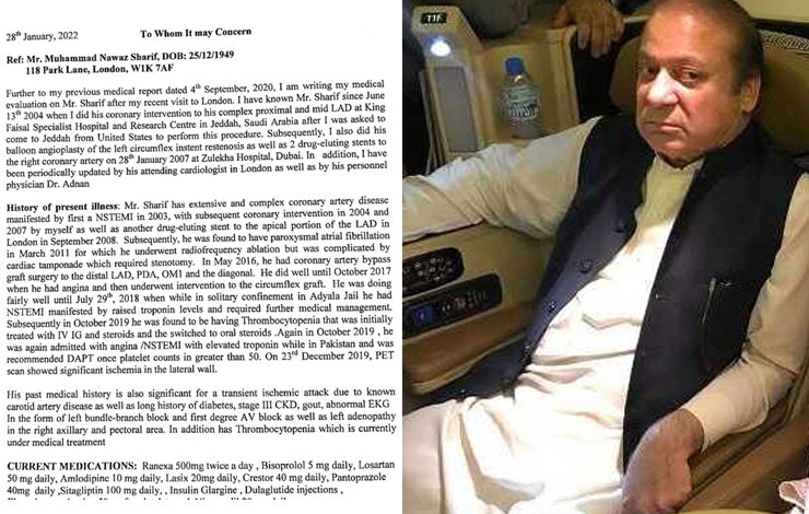 Nawaz sharif medical report haroon shahid nabeel qureshi