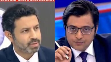 Indian TV hosts, embarrassment, Arnab Goswami, Rahul Shivshankar, viral video