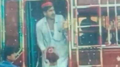 bus conductor, woman passenger, Karachi, viral video