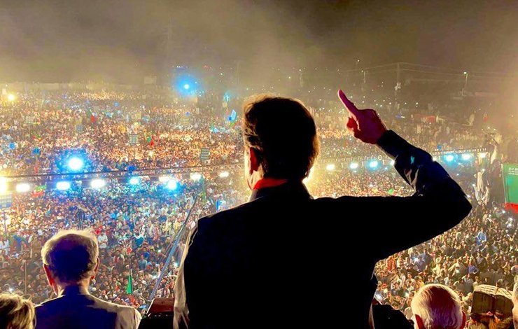 PTI, masses support, Imran Khan, anti-US narrative