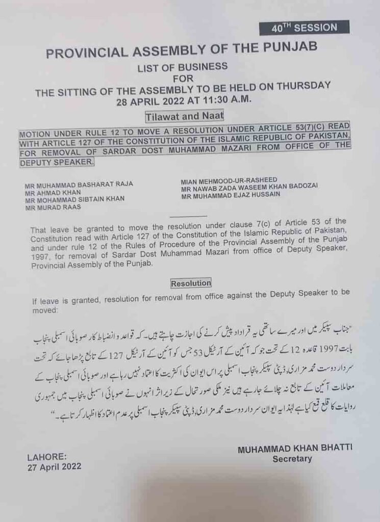 Punjab CM, Hamza Shehbaz