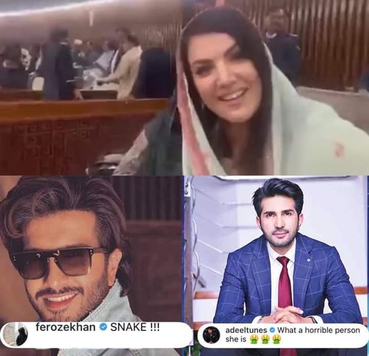 Feroze Khan, Adeel Chaudhry, Reham Khan