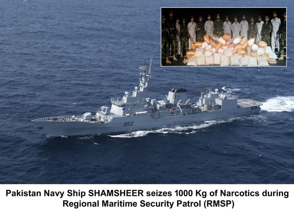 Pakistan Navy Seizes Huge Cache of Drugs at Sea