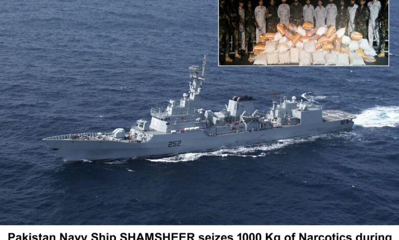 Pakistan Navy Seizes Huge Cache of Drugs at Sea