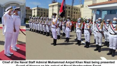 Chief of The Naval Staff Official Visit to Egypt