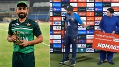 Babar Azam, POTM, Khushdil Shah, Beautiful gesture