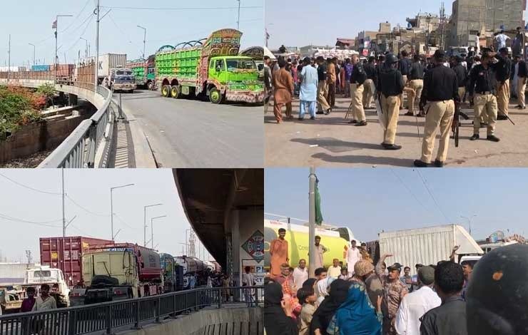 Karachi protests, loadshedding