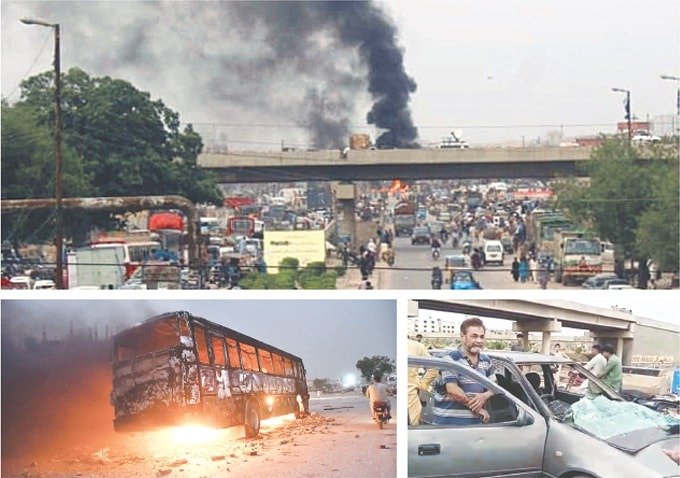 Sindh riots, Karachi protests