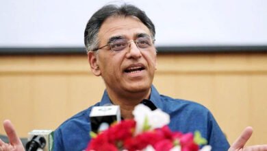 Asad Umar, fundraising, flood victims, Imran Khan, PTI