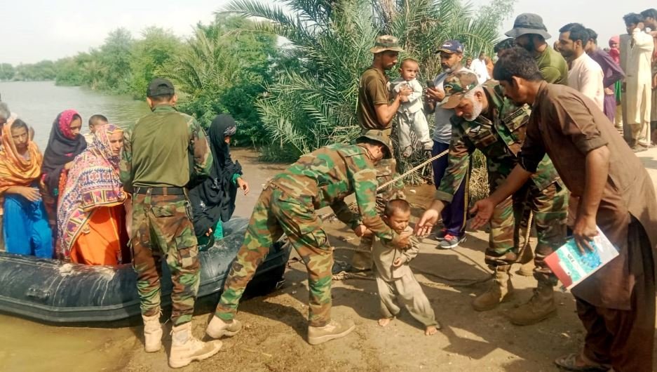 PN Rescue Relief Operation Is Underway In Flash Flood Hit Areas 