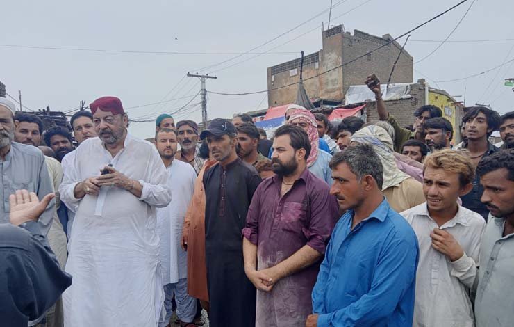 PPP, Agha Siraj Durrani, Sindh floods