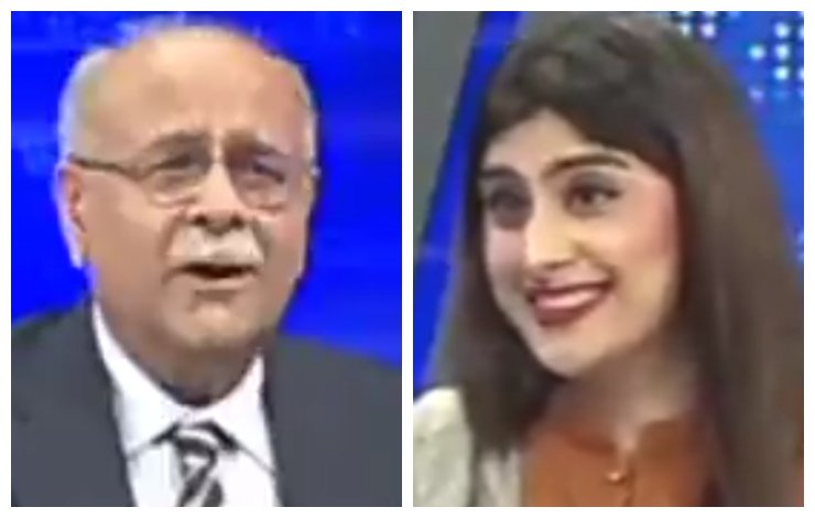 Najam Sethi, Farwa Waheed, flirty comments, Sehrish Maan