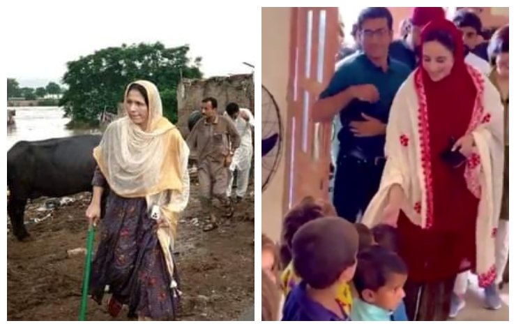 women leaders, flood victims, Quratul Ain Wazir, Zartaj Gul Wazir