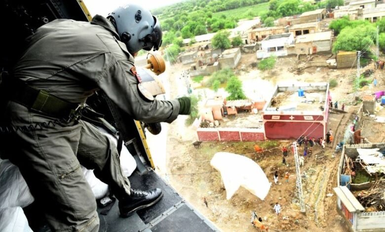 PN Rescue & Relief Operation Continue in Flood Affected Area of Balochistan