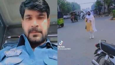 Lahore Traffic cop, TikTok videos of women