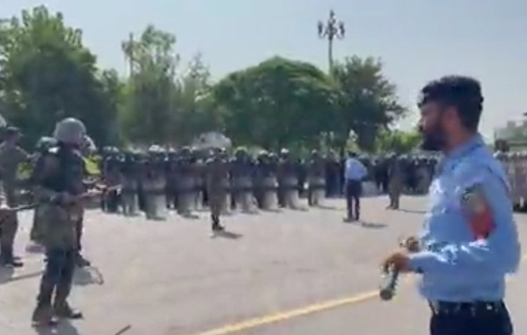 pti long march, govt expenditures, islamabad security