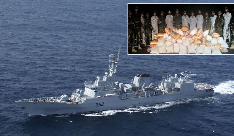 Pakistan Navy Seizes Huge Cache of Drugs at Sea