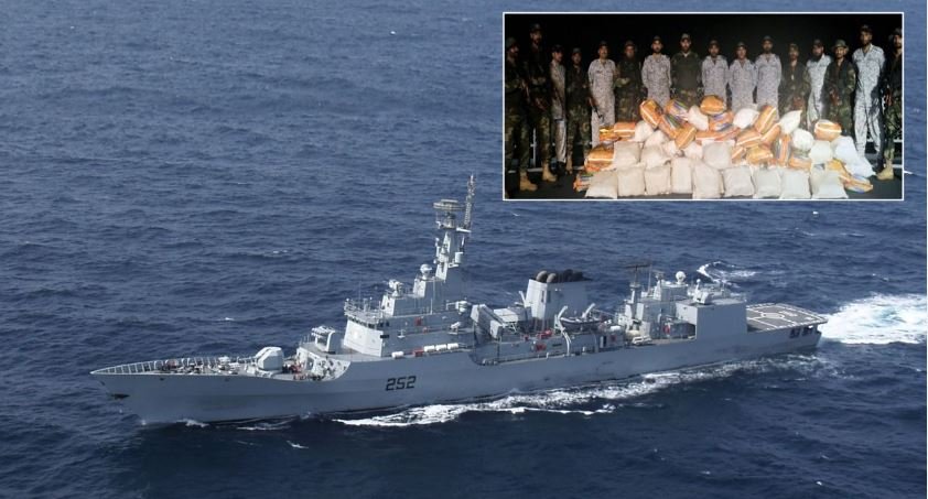 Pakistan Navy Seizes Huge Cache of Drugs at Sea