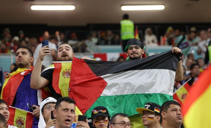 Palestine flag, FIFA most waved flag, FIFA World Cup 2022