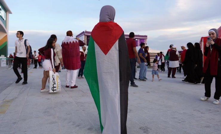 Palestine flag, FIFA most waved flag, FIFA World Cup 2022