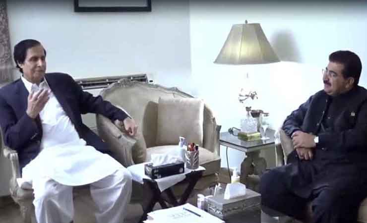 Sadiq Sanjrani, Senate chairman, Lahore visit