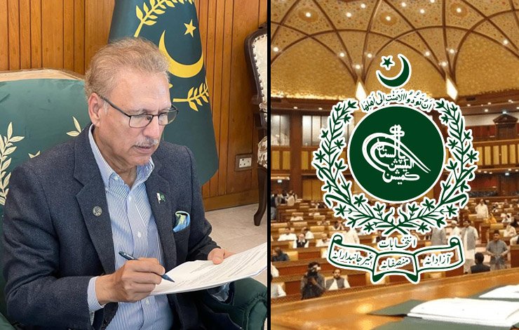 President, Arif Alvi, Punjab, April 30, general elections, announcement, صدر، عارف علوی، پنجاب، 30 اپریل، عام انتخابات، اعلان،