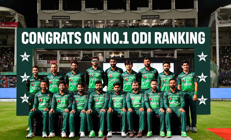 pakistan odi no 1 team, پاکستان