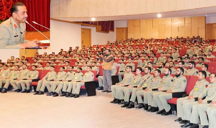 army cheif address in command and staf college quetta, آرمی چیف