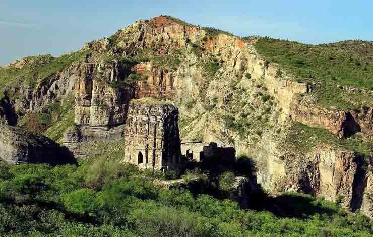 قلعہ نندنہ البیرونی پیمائش