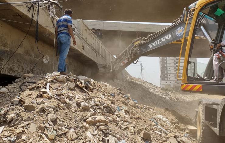 لیاری ایکسپریس وے کے اطراف میں واٹر مافیا کے خلاف بڑی کارروائی