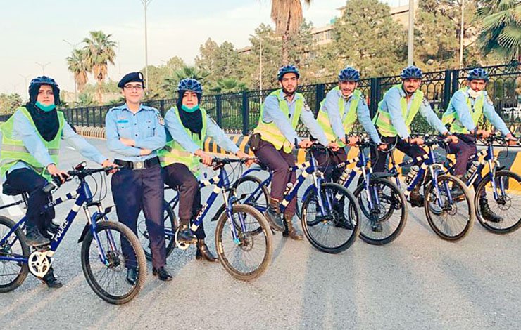 پولیس سائیکل پٹرولنگ