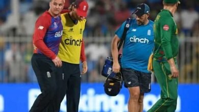 Photo of پنڈلی میں انجری، جیسن رائے ٹی ٹوئنٹی ورلڈ کپ سے باہر