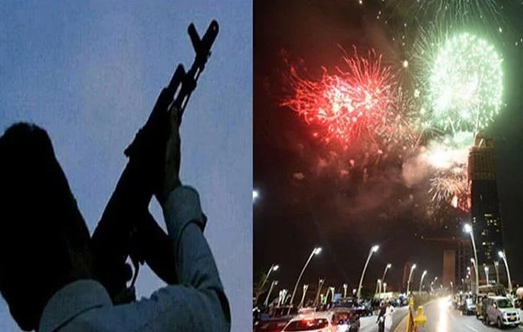 کراچی میں نئے سال کی آمد اندھا دھند ہوائی فائرنگ