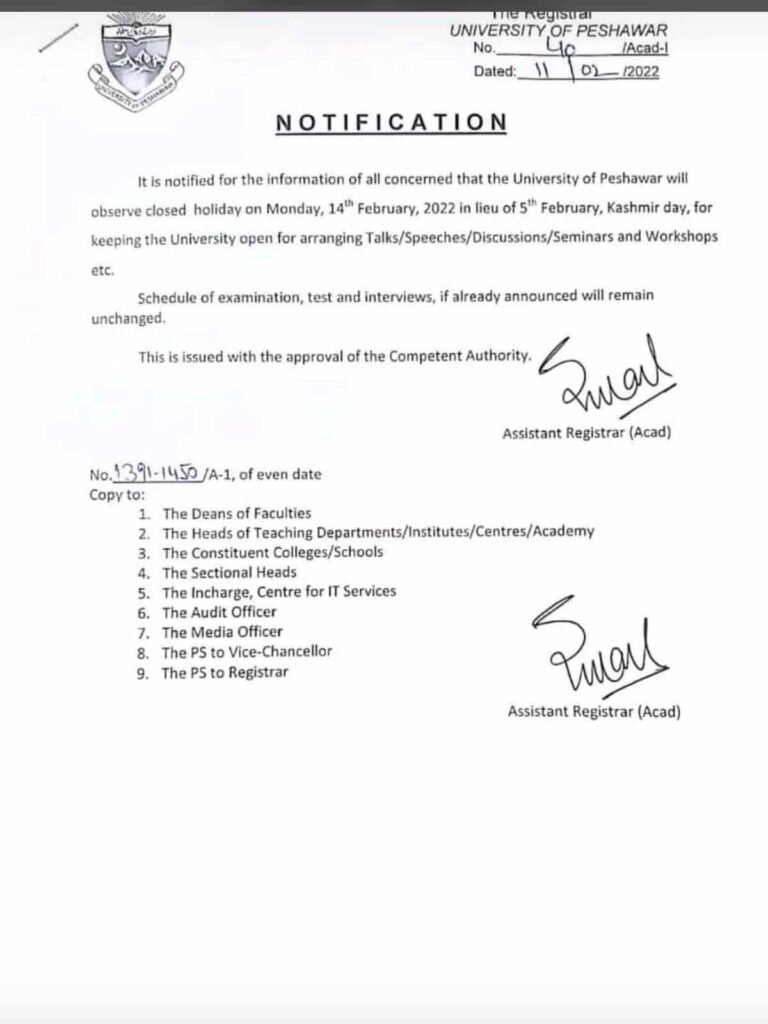 پشاور یونیورسٹی گلوکارہ گل پانڑہ