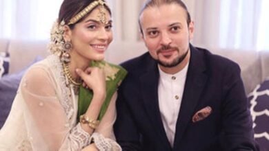 Photo of سپر ماڈل آمنہ بابر کا 3 سالہ رفاقت کے بعدشوہر سے علیحدگی کا اعلان