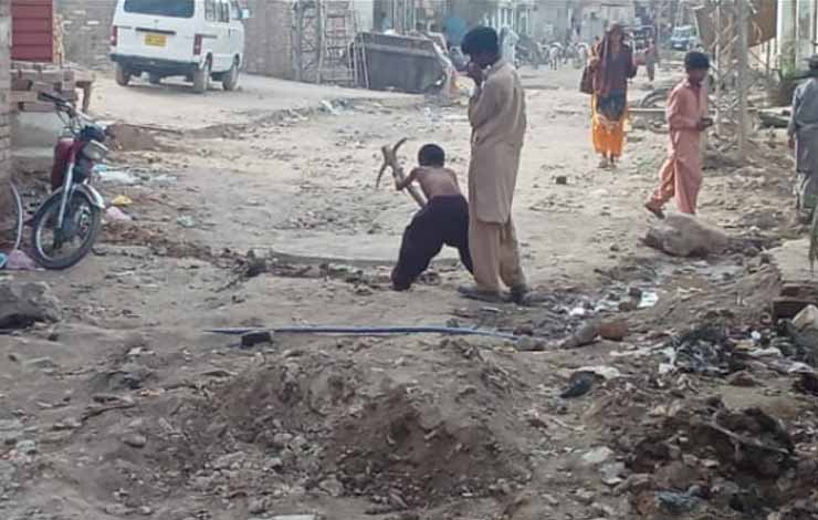Sukkur roads are in a state of disrepair