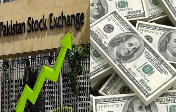 Business week dollar, Value, lack of, stock market, positive trend, کاروباری ہفتہ ڈالر، قدر، کمی، اسٹاک مارکیٹ، مثبت رجحان،