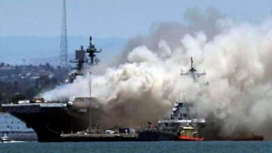 Photo of   روسی بحری جنگی جہاز پر یوکرین کا حملہ، اسلحہ کا ذخیرہ تباہ