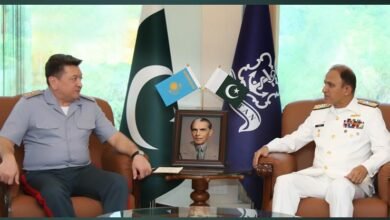 Photo of قازقستان کے چیف آف جنرل اسٹاف کا نیول ہیڈکوارٹرز اسلام آباد کا دورہ