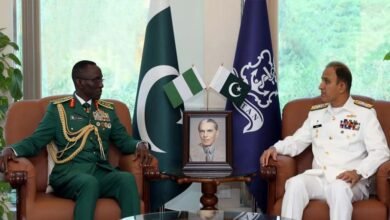 Photo of نائجیرین چیف آف ڈیفنس اسٹاف کی نیول چیف سے ملاقات