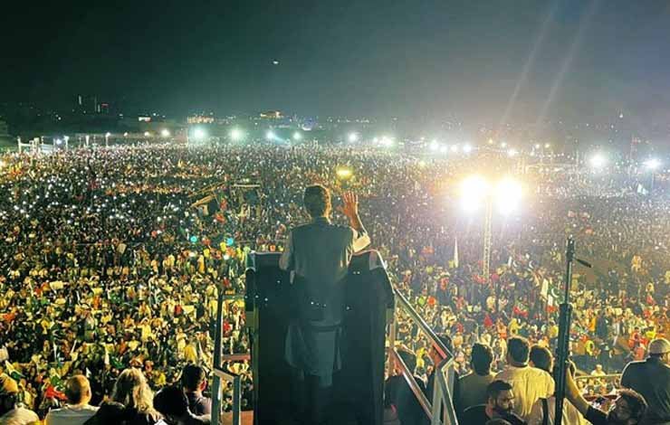 پاکستان تحریک انصاف کراچی کے جلسے