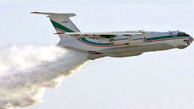 Photo of ایرانی فائر فائٹنگ طیارہ شیرانی کے جنگلات میں لگی آگ کو بجھانے میں مصروف